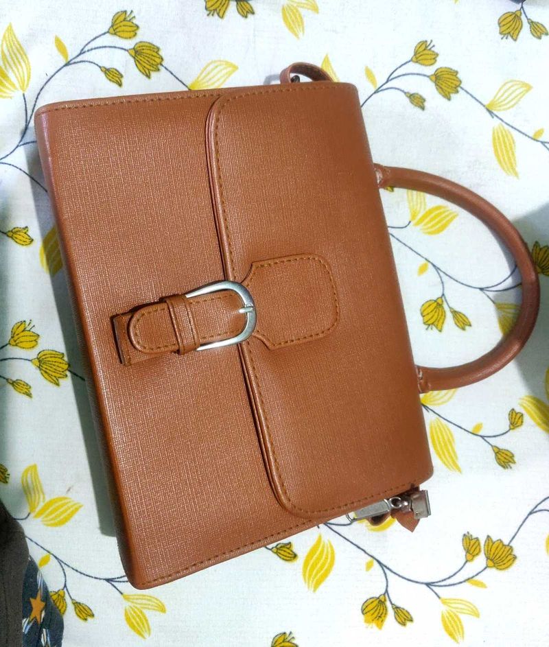 Tan crossbody Bag