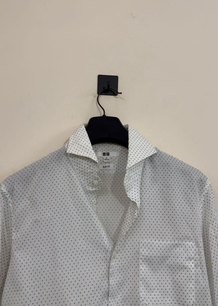 Men's Slim Fit Printed Shirt length 27
