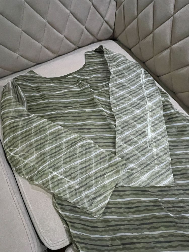 Stylish Olive Green Kurta