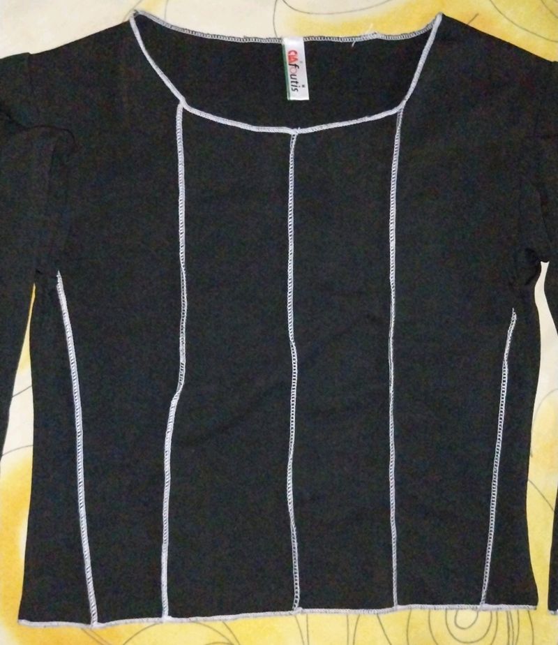Black Long Sleeve Top