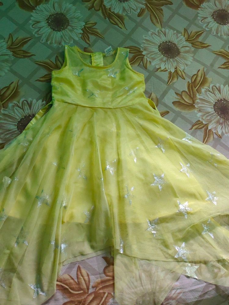 High-Low Frock For 4-6 Years Girls