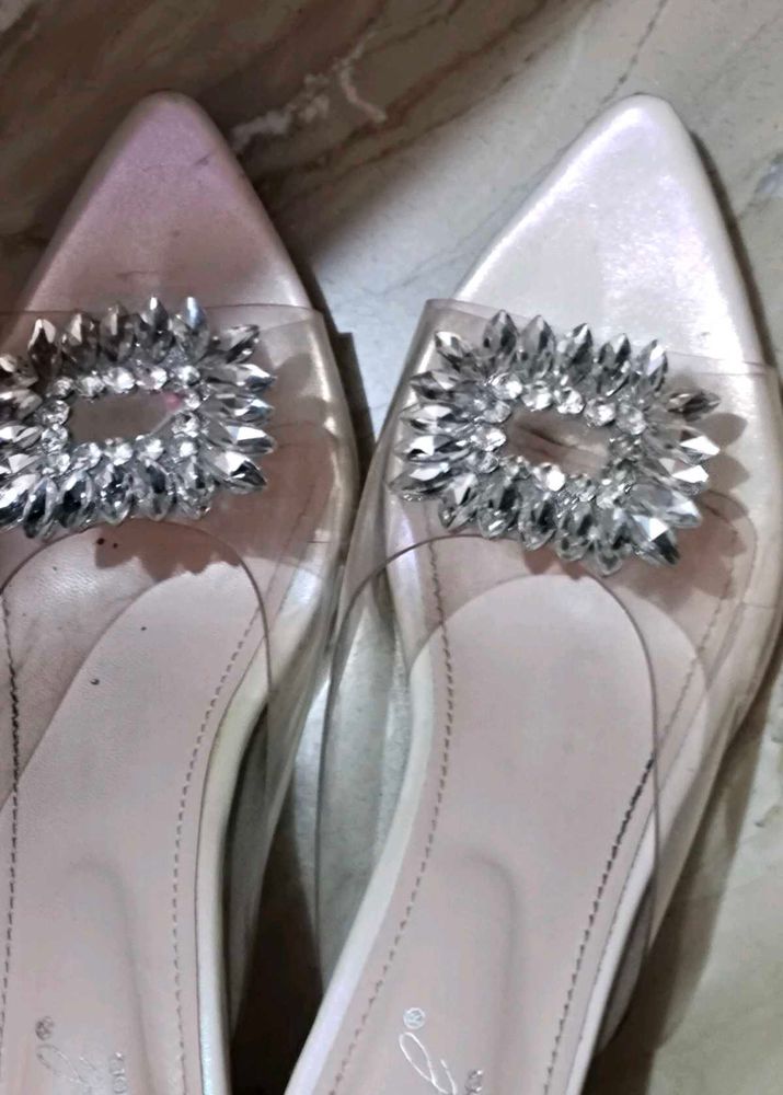 Sparkling Pointed Toe Heels