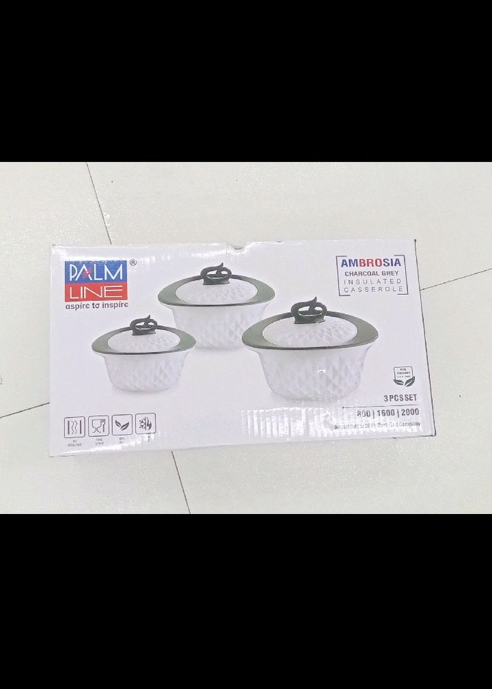 Palm Line Ambrosia 3pcs Insulated Casserole