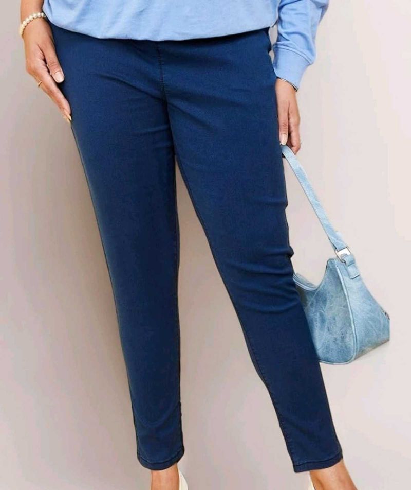 Go Colors Blue Jeggings Jeans