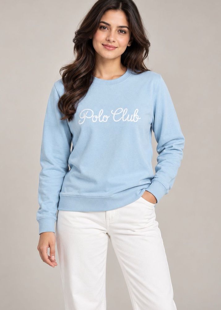 Light Blue Polo Club Sweatshirt