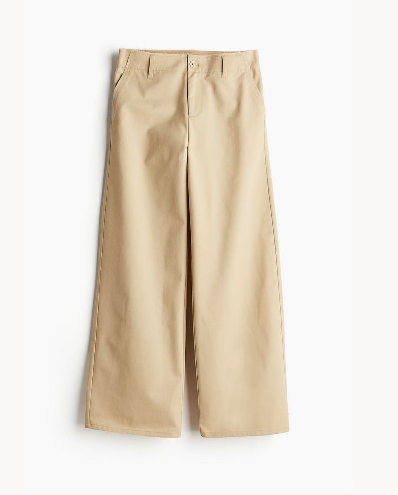 Raw Edge Twill Chinos