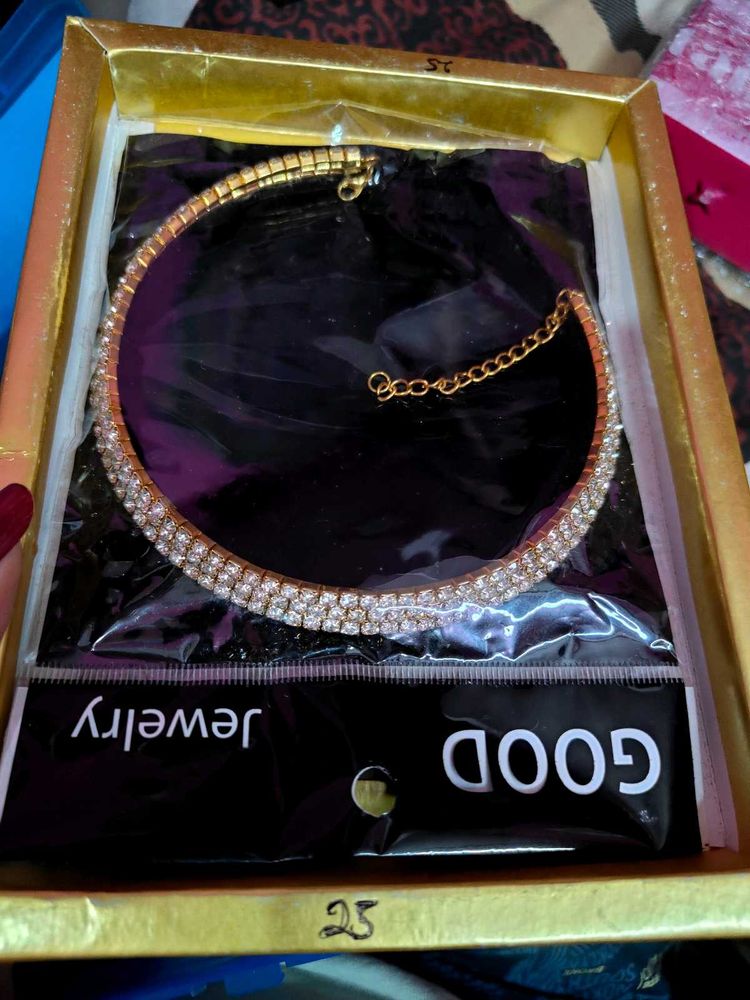 Sparkling Rhinestone Necklace Set