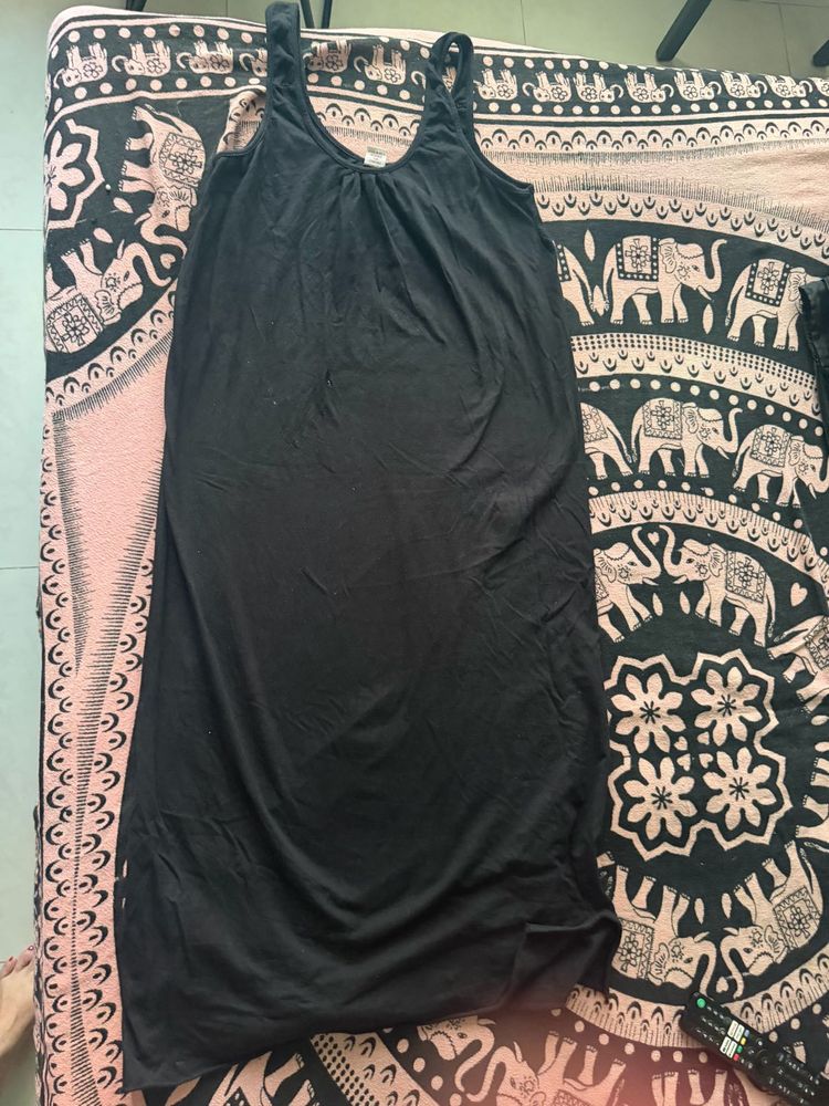 Black Maxi Tank Dress