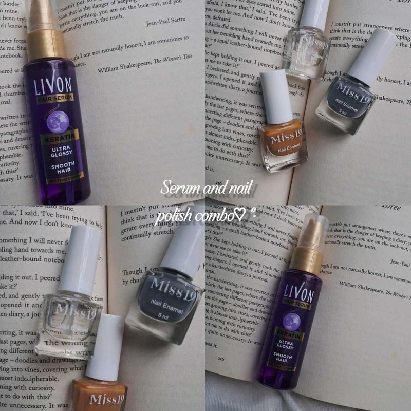 Livon Serum &amp; Miss 19 Nail Polish Combo
