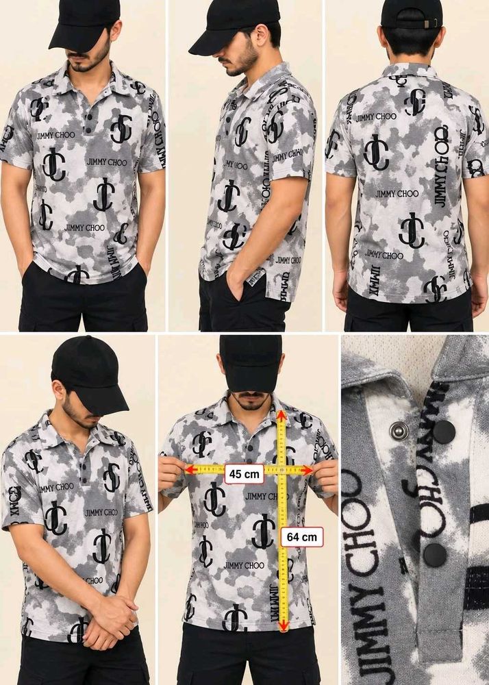 Jimmy Choo Camouflage Print Shirt