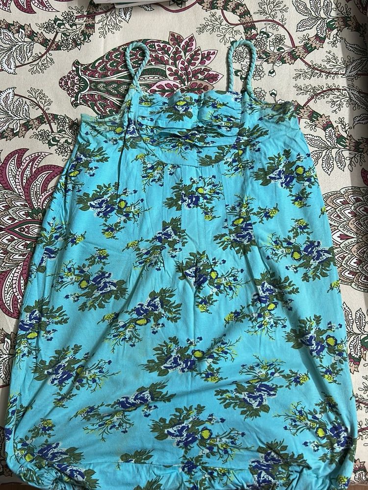 Boho Floral Print Midi top