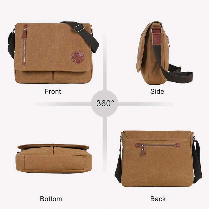 Canvas Messenger Bag