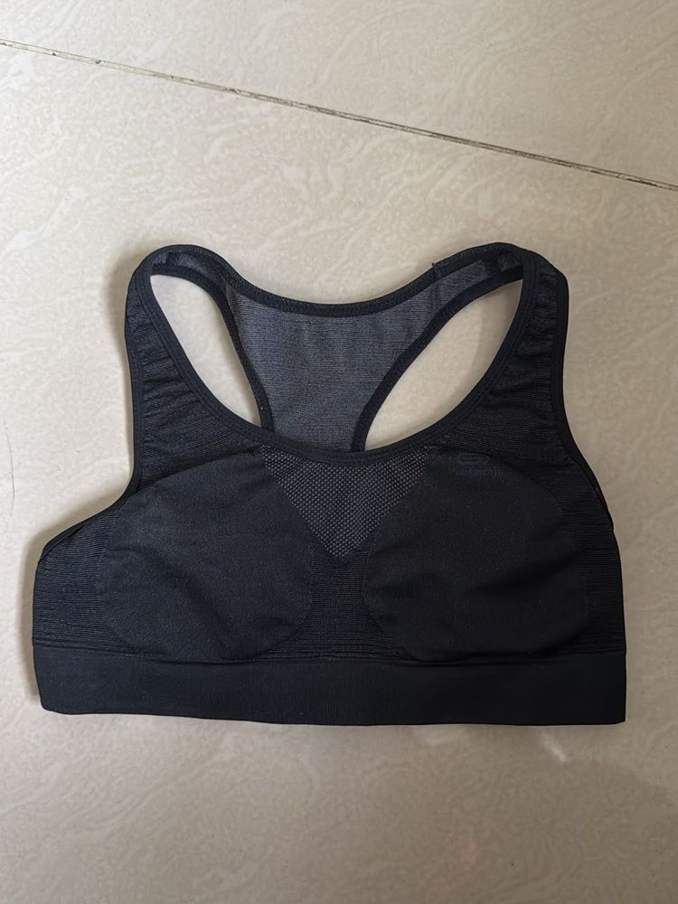 Pack of 4 Black Sports Bra