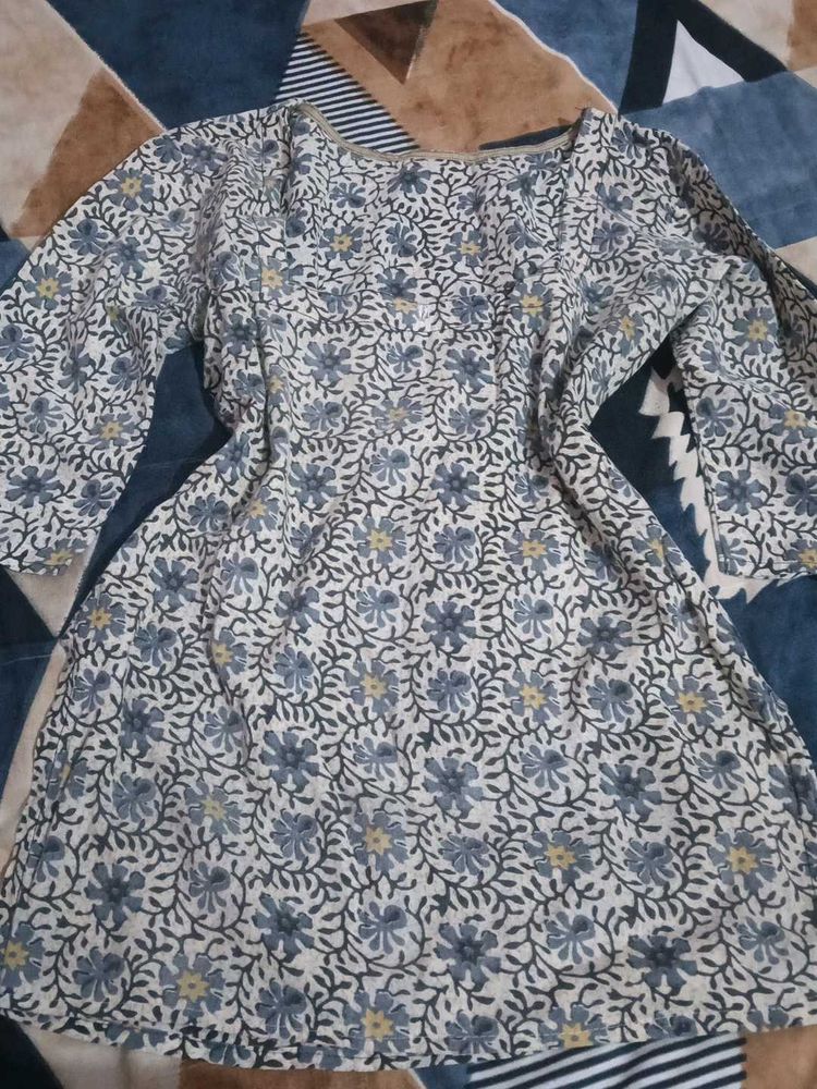 Short Printed Kurta