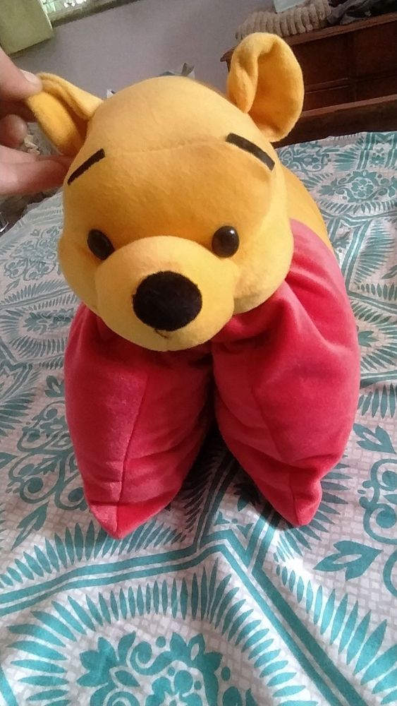 Pooh pillow cum toy