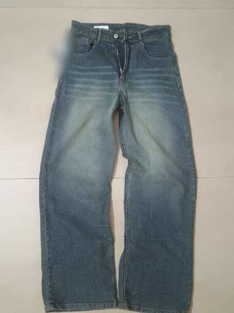 Wide Leg Denim Jeans