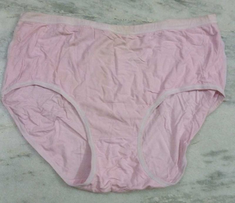 Comfortable Pink Cotton Briefs