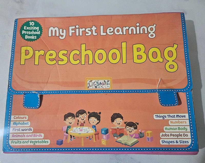 My First Learning Preschool Bag - 10 Books