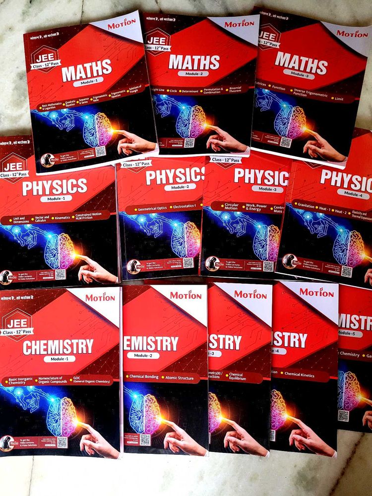 📚 Motion JEE Modules – Brand New