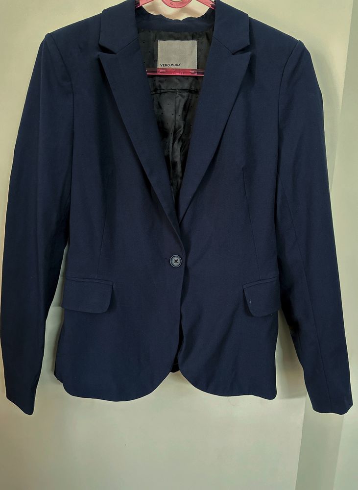 Vero Moda Navy Blue Blazer