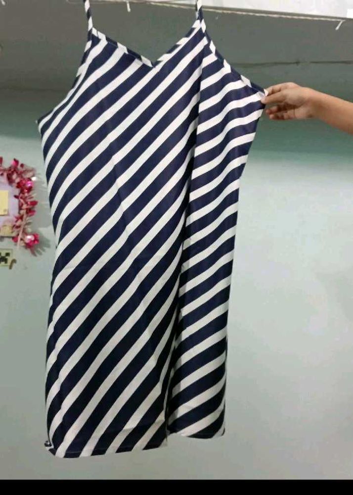 Chic Striped Midi Dress