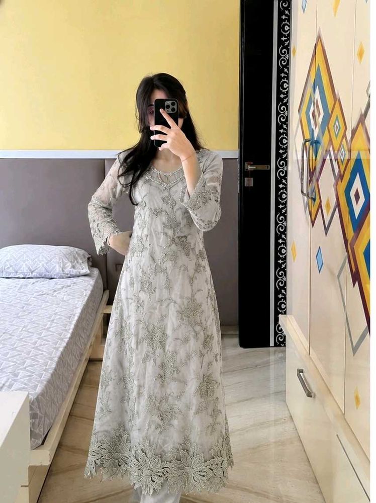 Elegant Embroidered Kurta