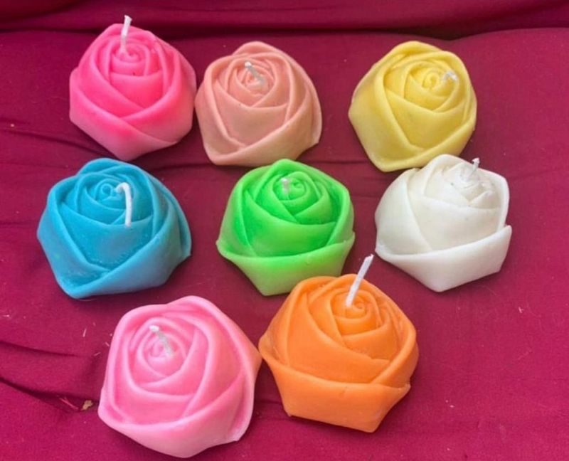 Rose Shaped Candles