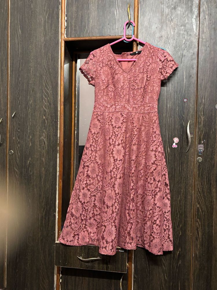 Elegant Lace A-Line Dress