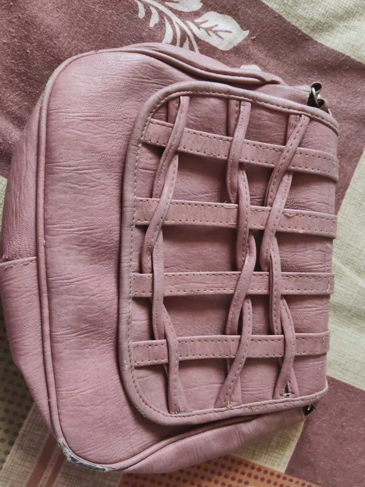 Chic Pink Crossbody Bag