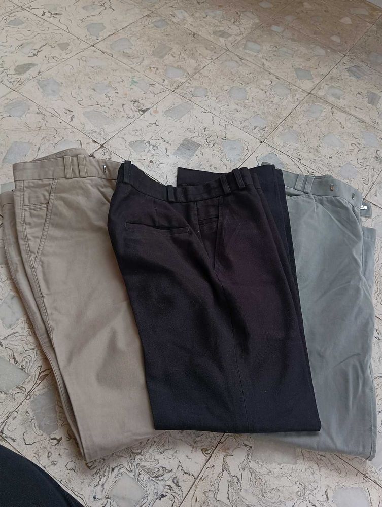 Men's Casual Trousers (3 Pairs)