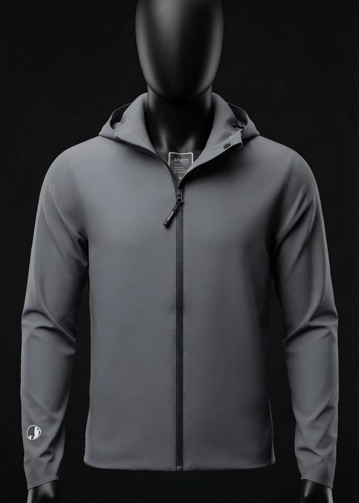 Jordon windcheater Men's Grey Hooded Jacket
