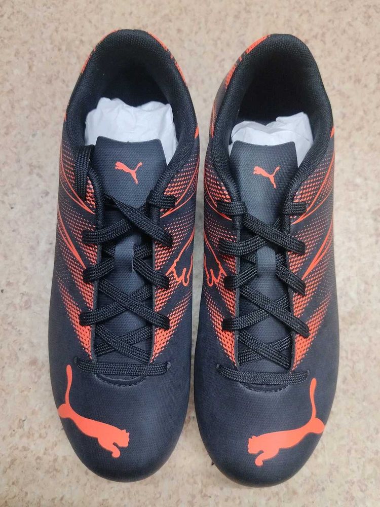 Puma Soccer Cleats - Black &amp; Orange