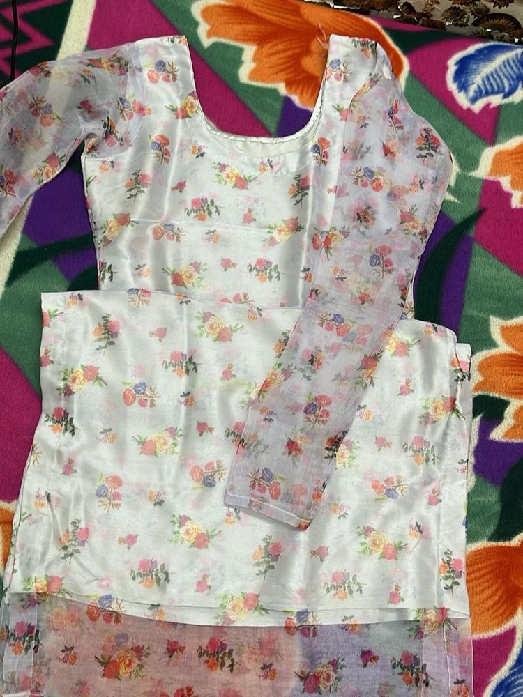 Floral Print Kurta