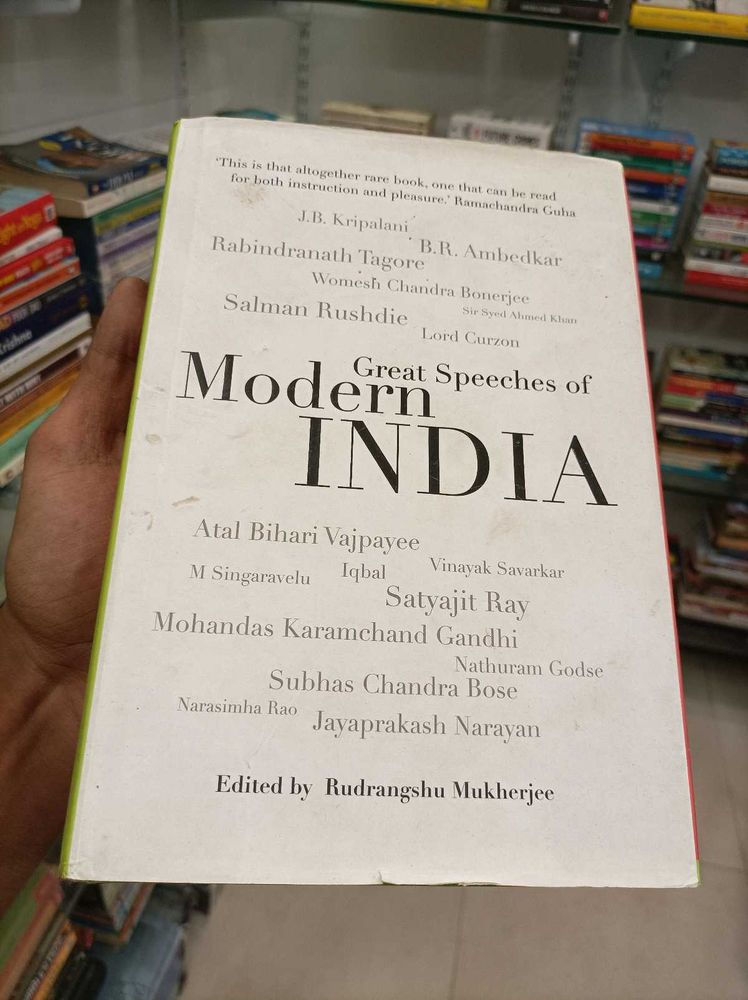 Modern India Speeches Hardcover