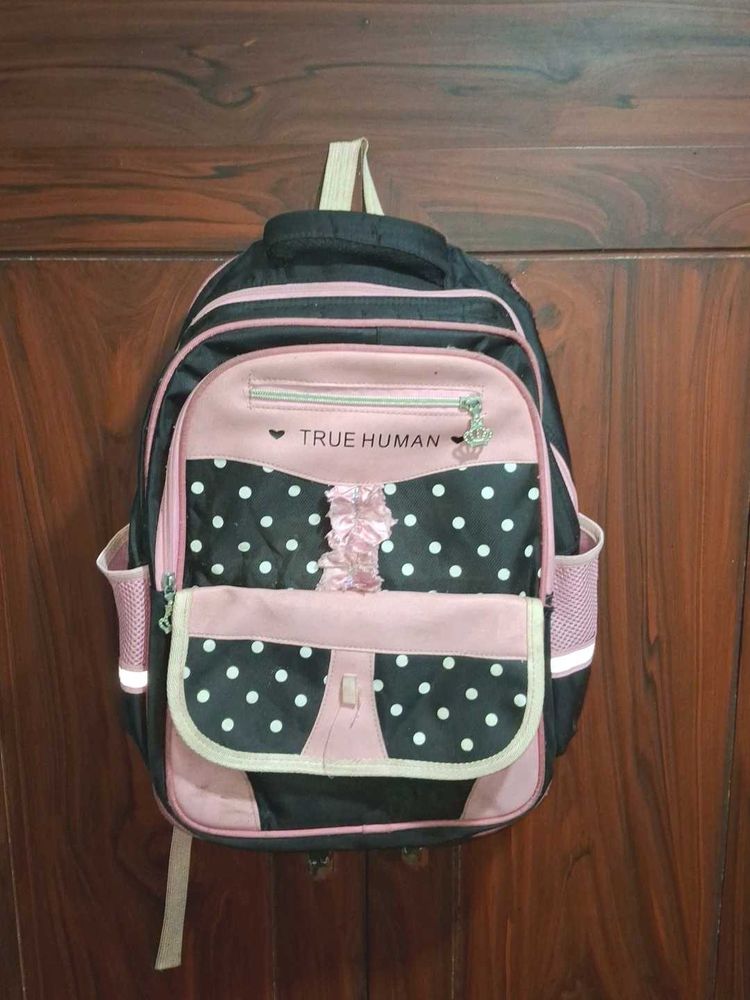 True Human Backpack - Pink and Black