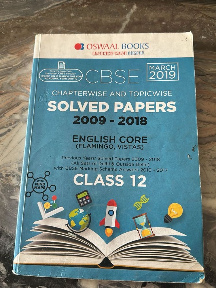 CBSE Class 12 English Solved Papers Oswaal