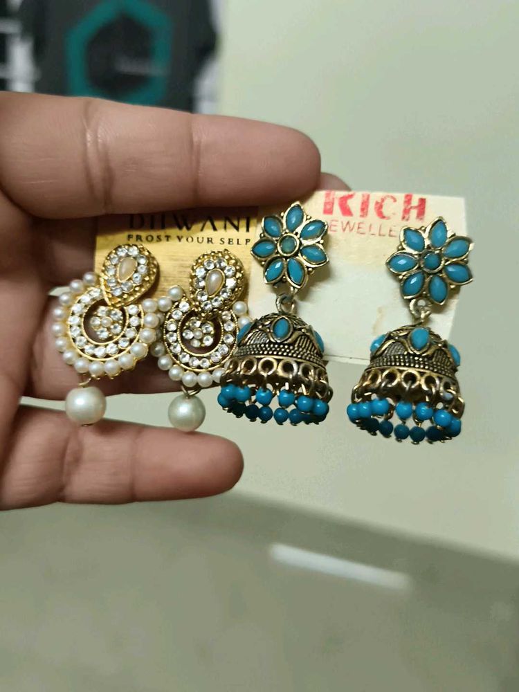Earrings Jhumkas - Stylish Pair