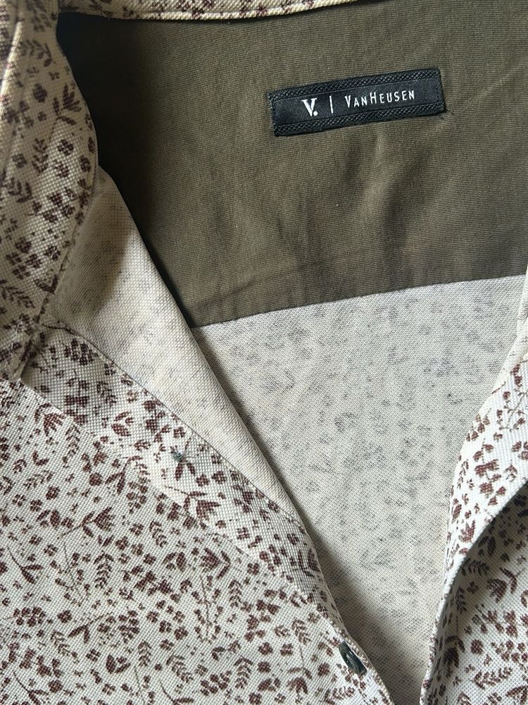 Van Heusen Men's Casual Printed Shirt