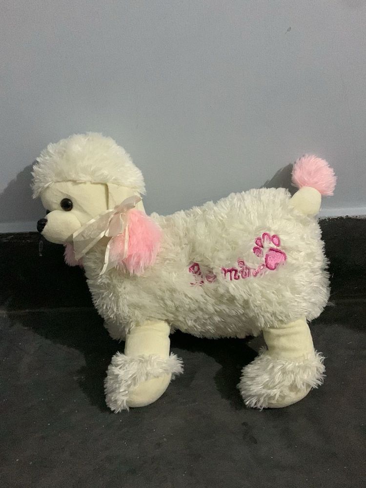 Cute Plush Poodle Toy