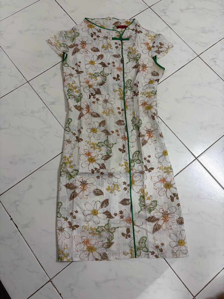 Authentic Mandarin Style Vintage Y2K Dress