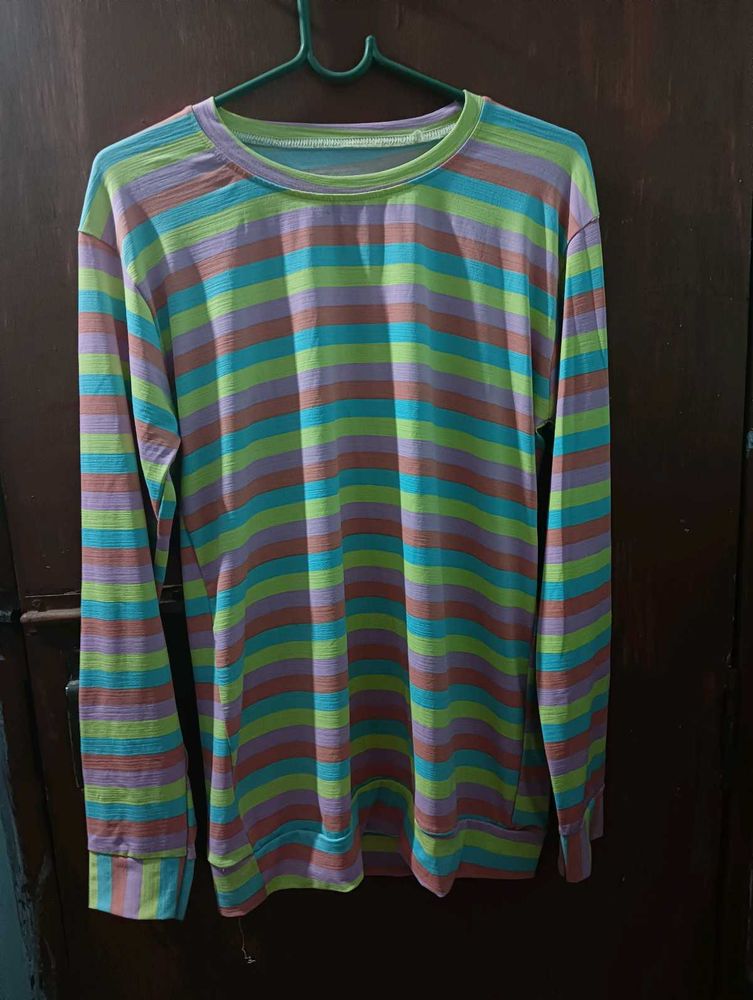 Striped Long Sleeve Top