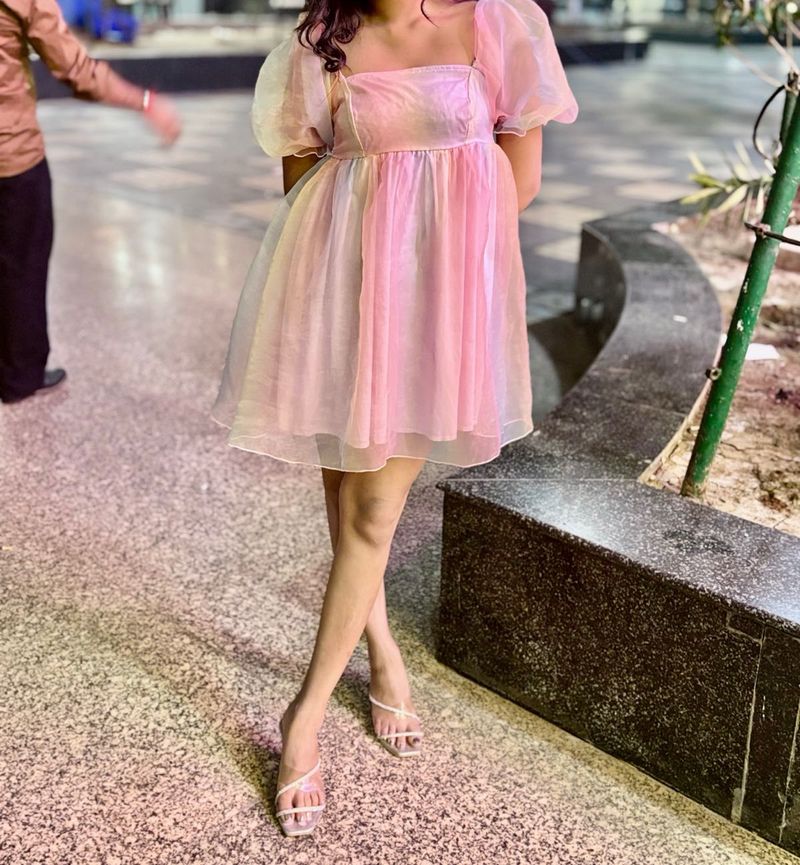Rainbow Tulle Dress