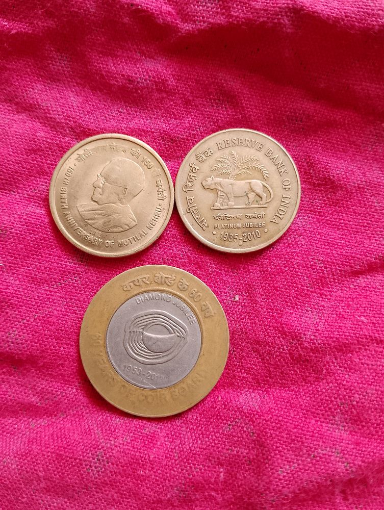 Commoratives Coins 5rs,10rs