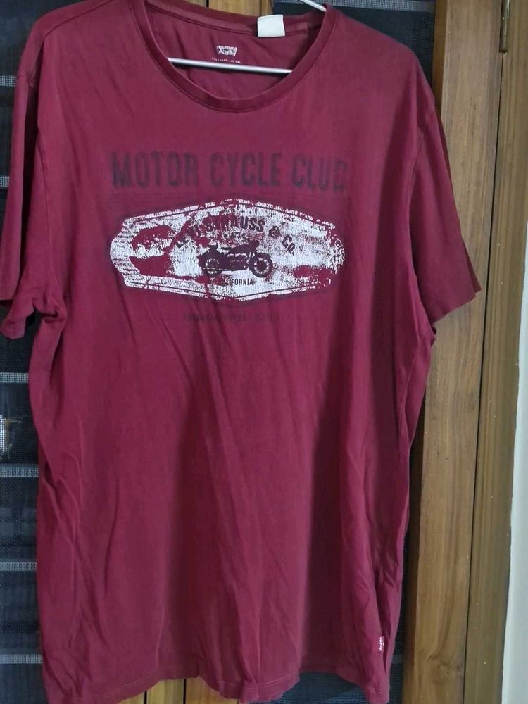 Maroon Graphic Tee