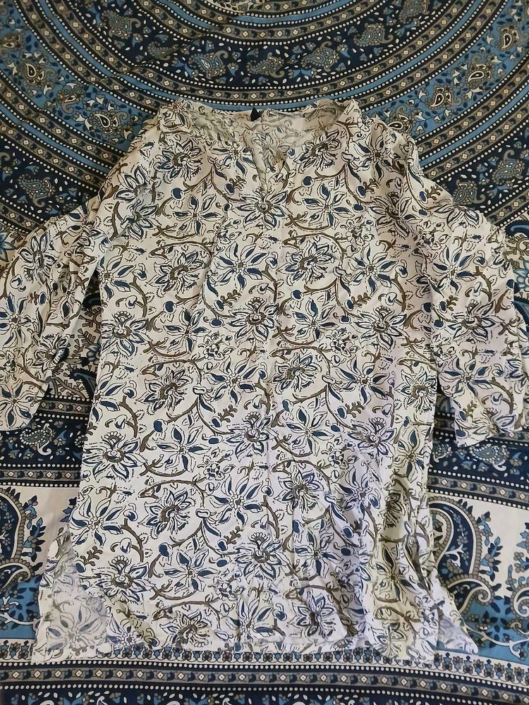 Beautiful Floral Print Kurta