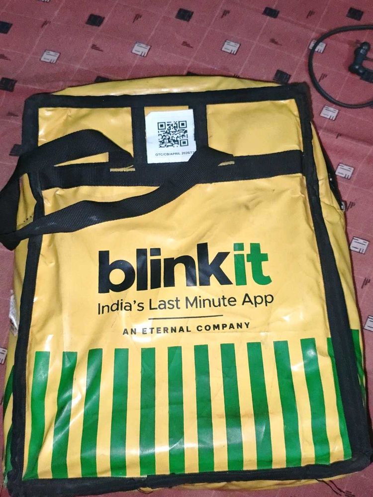 Blinkit cold Bag