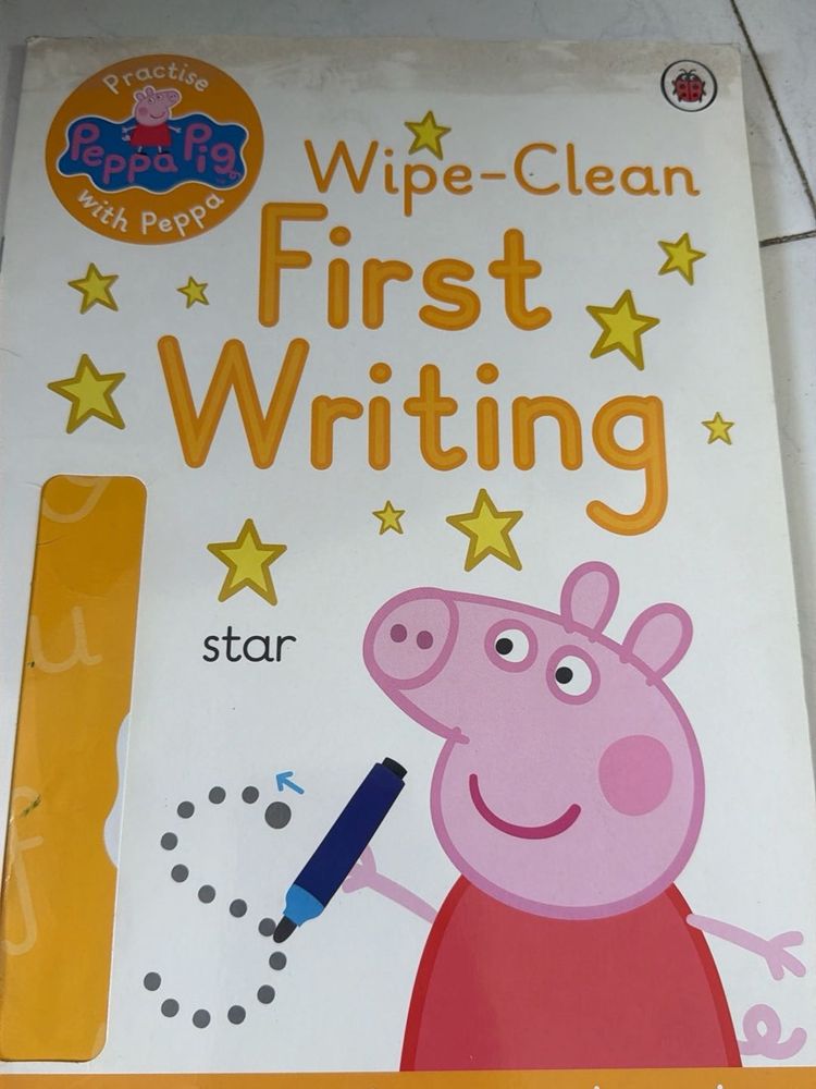 Peppa Pig Wipe-Clean First Writing Book