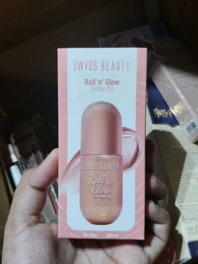 Swiss Beauty Roll 'n' Glow Glitter Oil