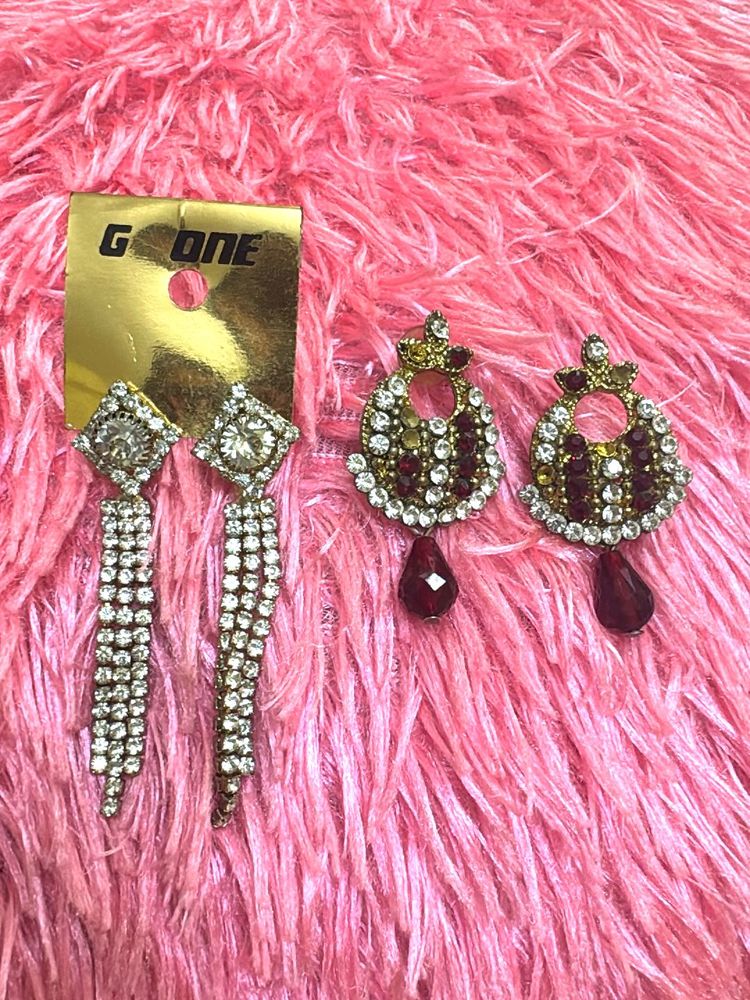 Designer Earrings Set -set of 2