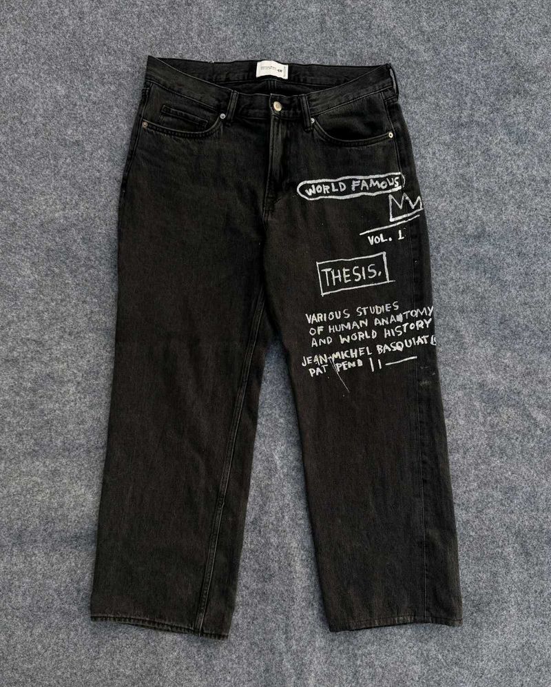 H&amp;M JEAN MICHEL BASQUAT DesignedJeans